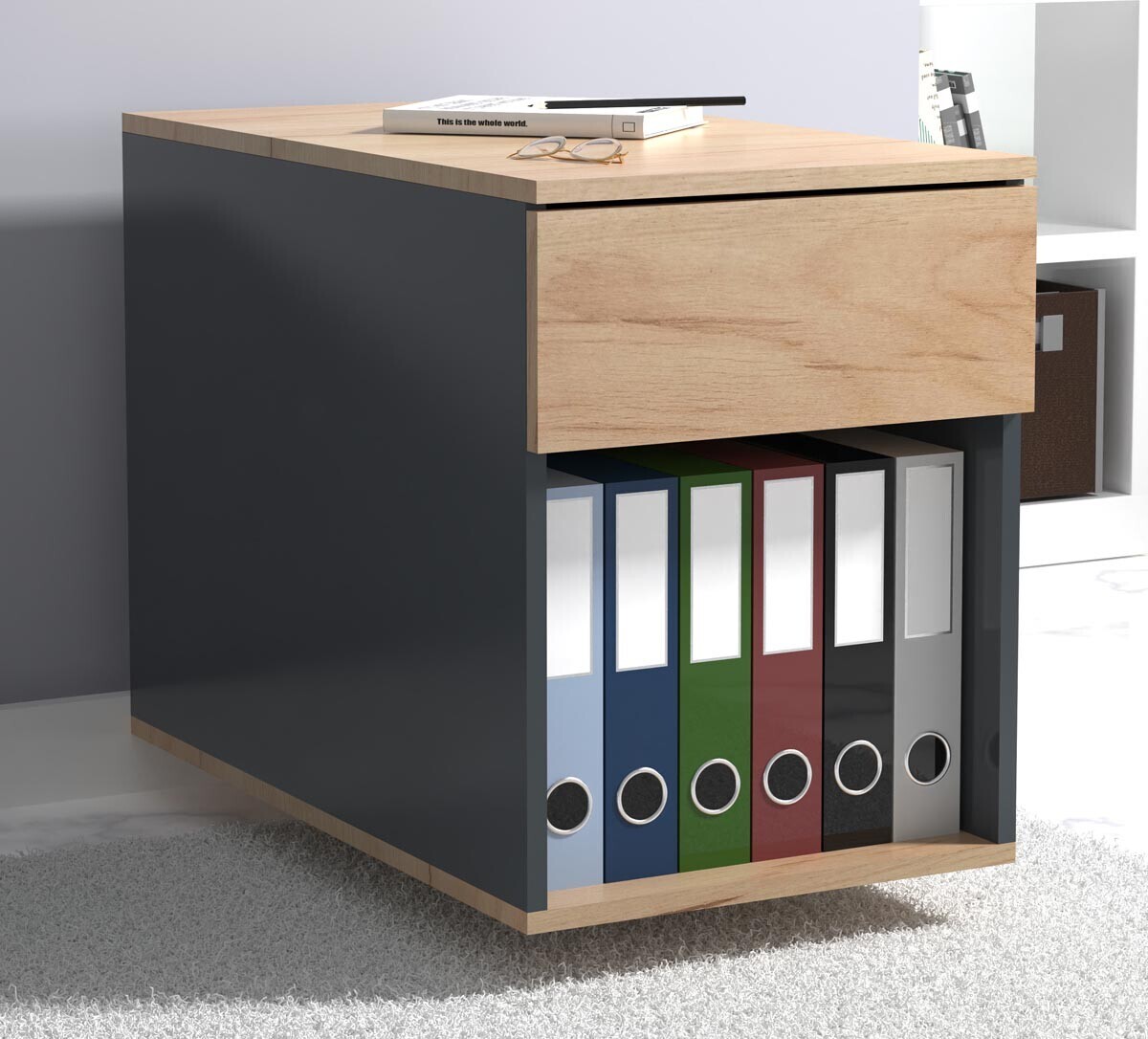 Mobilní kontejner Dalosa 70 1-SB, dub medový