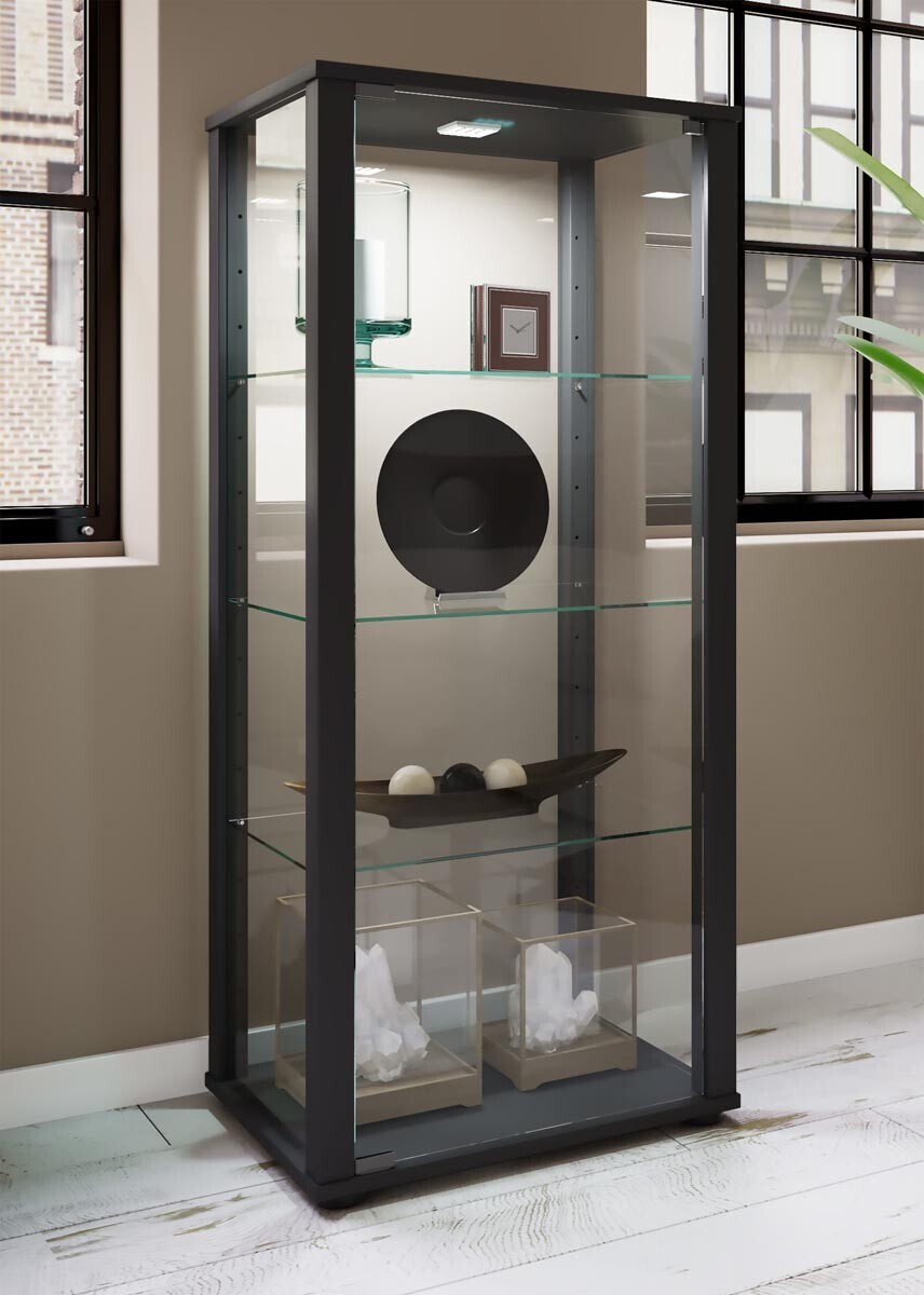 Stojací vitrína Kavisa M, černá
