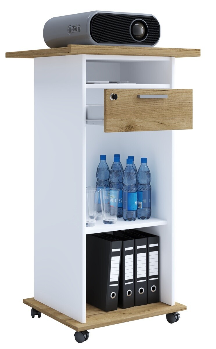 Stojan na projektor Neta, dub medový