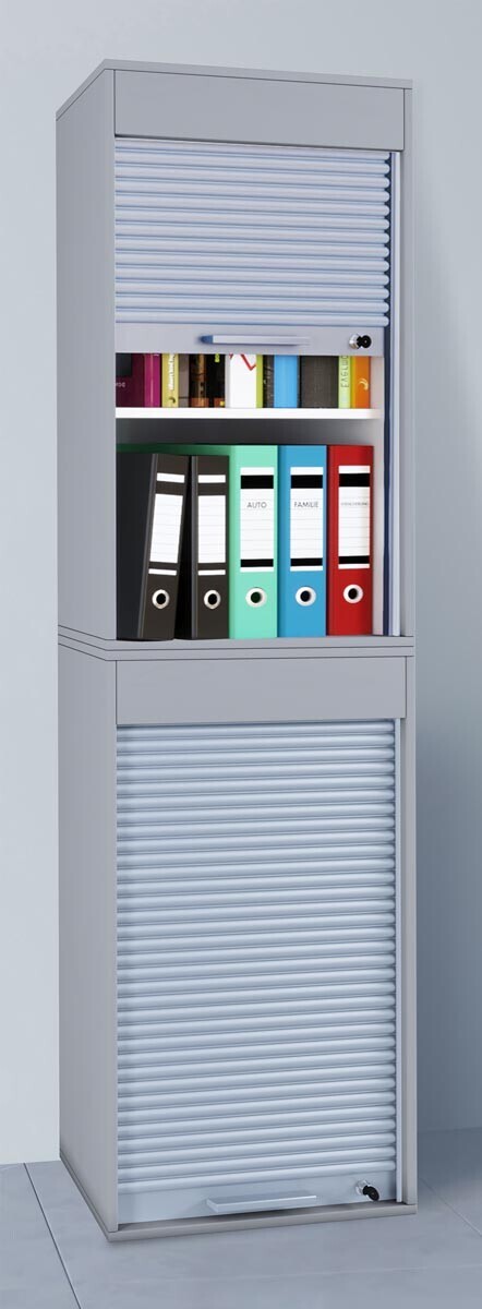 Kancelářská skříň Aktos XL, šedá