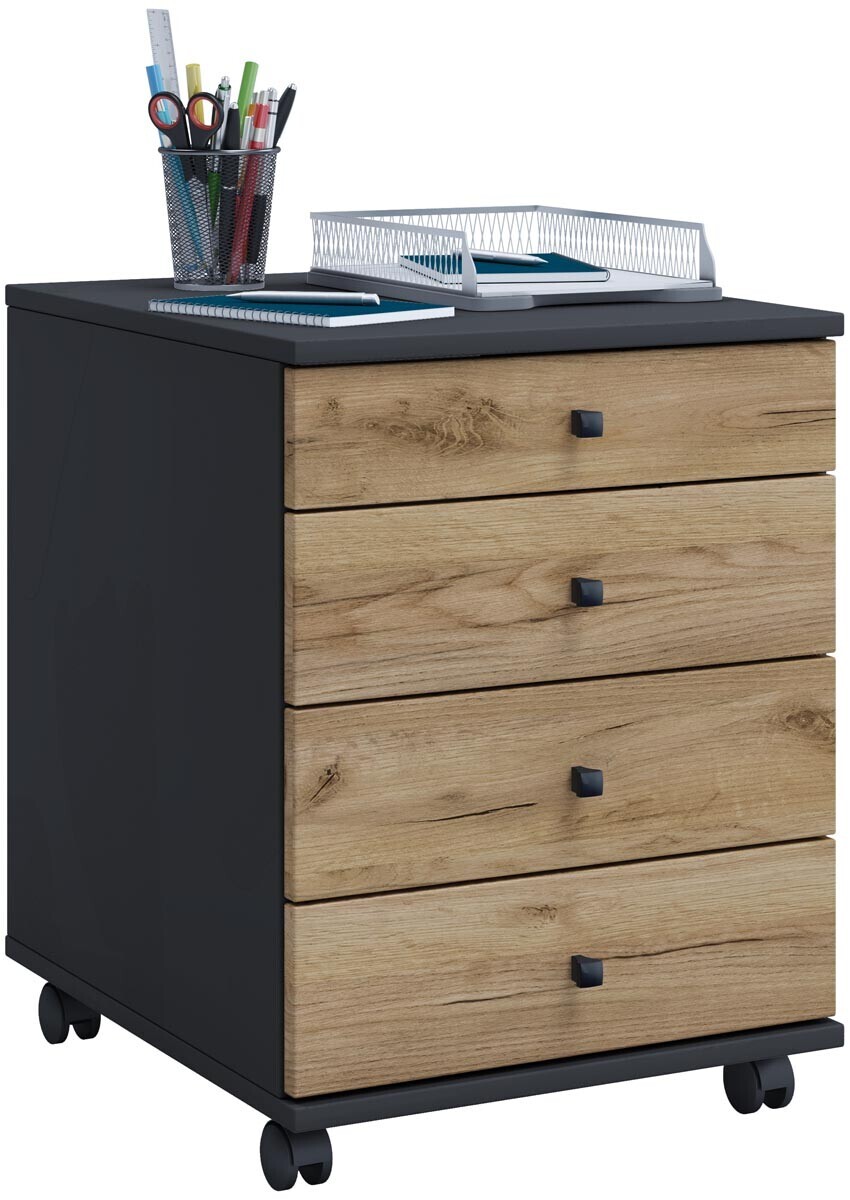 Mobilní zásuvkový kontejner Lona Mini, Antracit