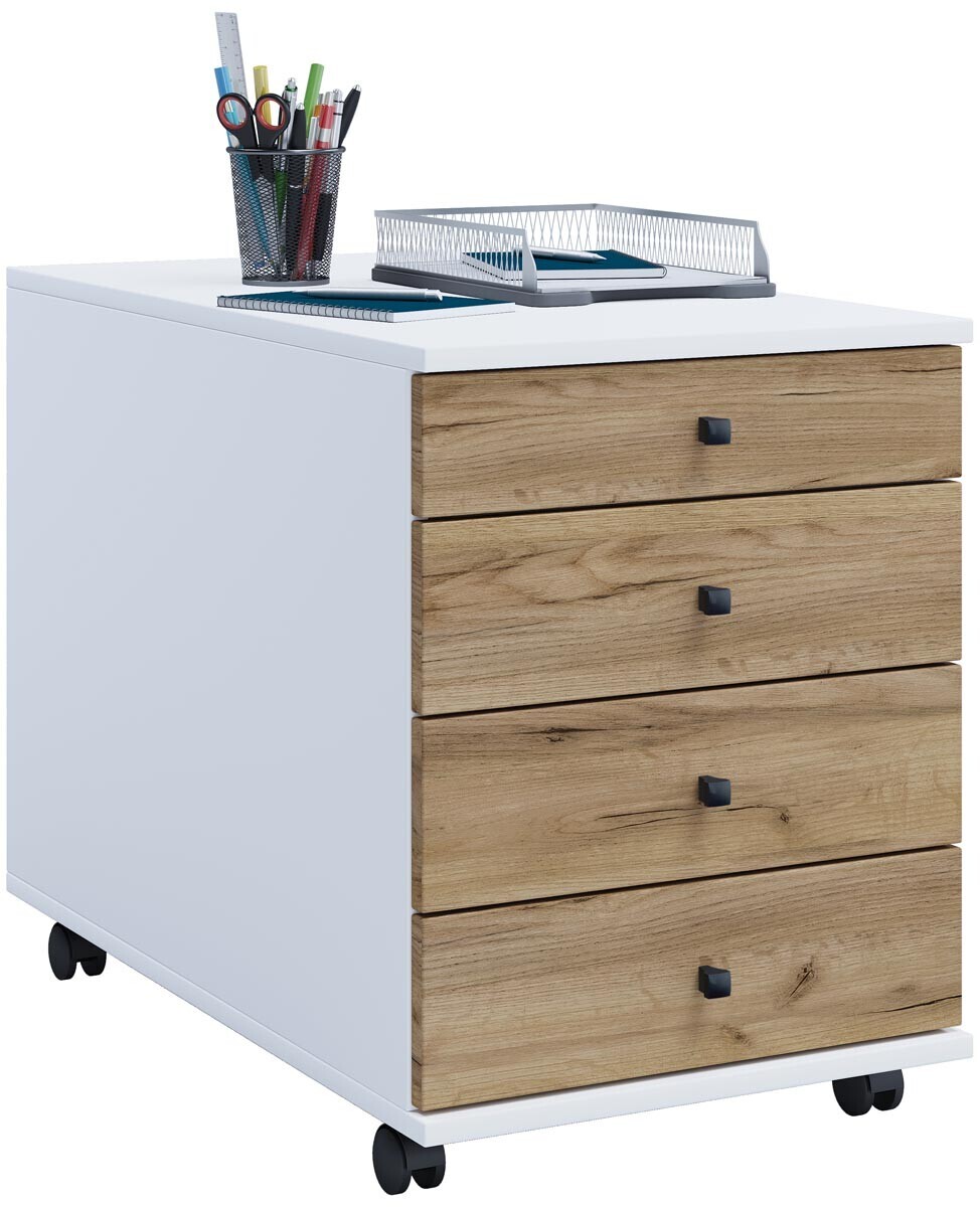 Mobilní zásuvkový kontejner Lona Maxi, bílá