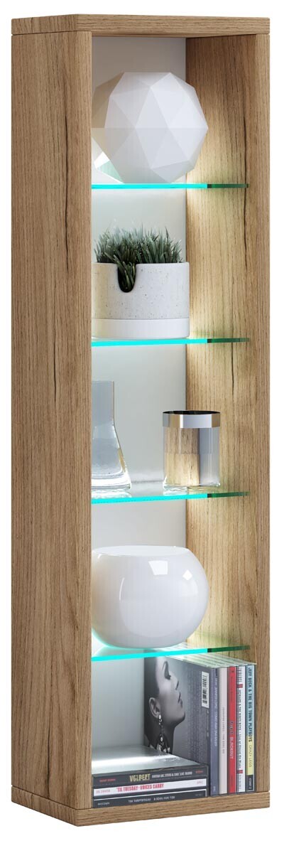 Nástěnná police Rasito L, dub medový