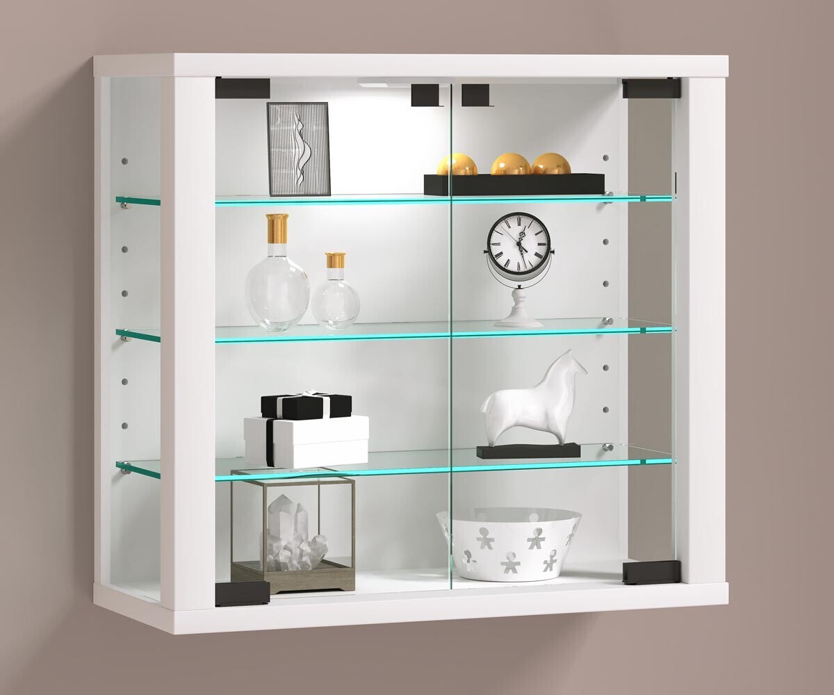 Nástěnná skříňka Vitrosa S, bílá