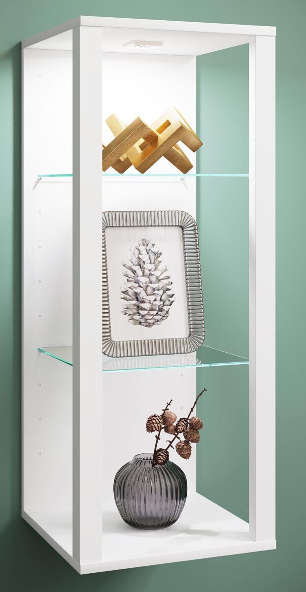 Nástěnná skříňka Glasol MW, bílá