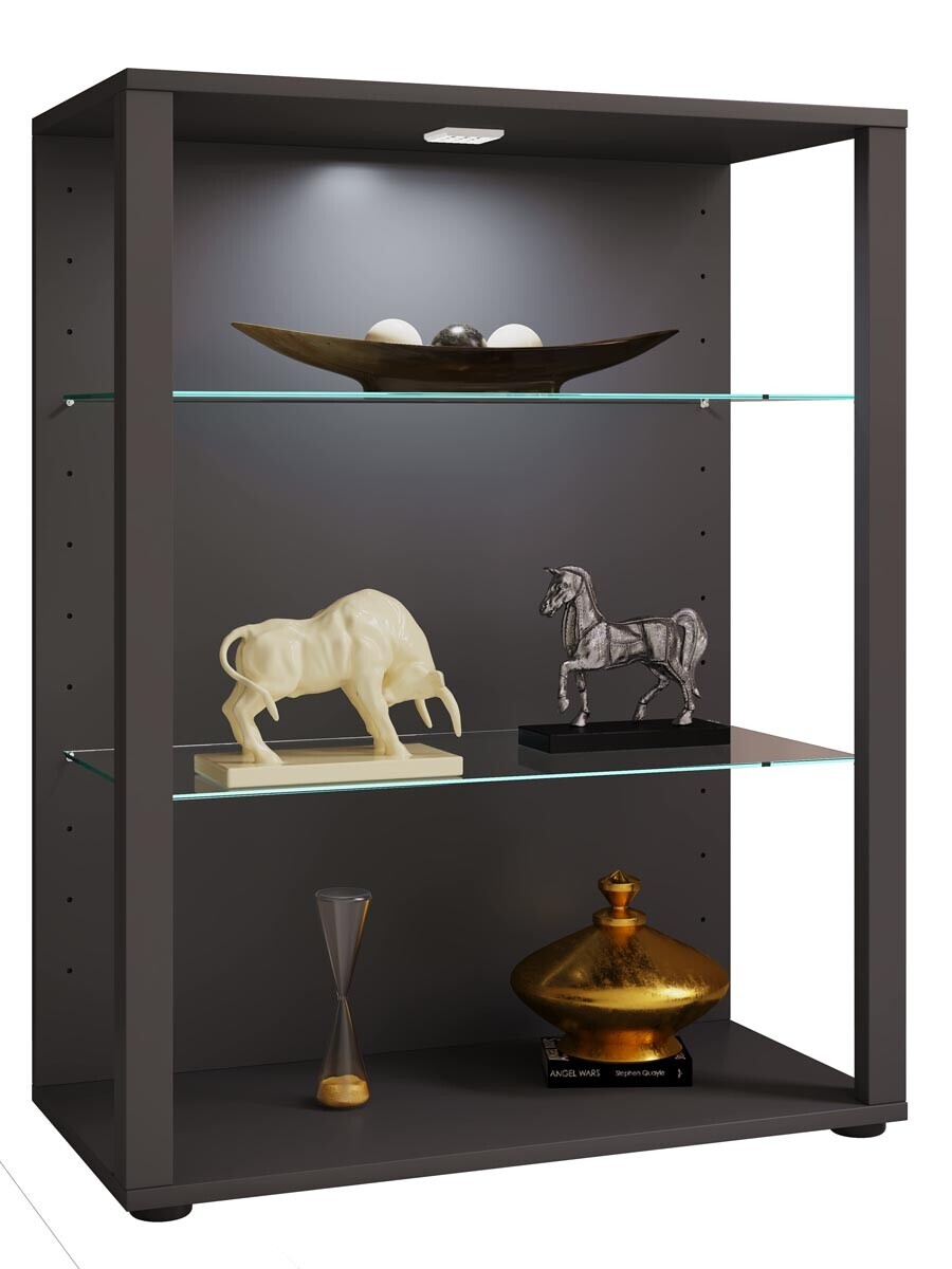 Vitrína Glasol XL, antracitová