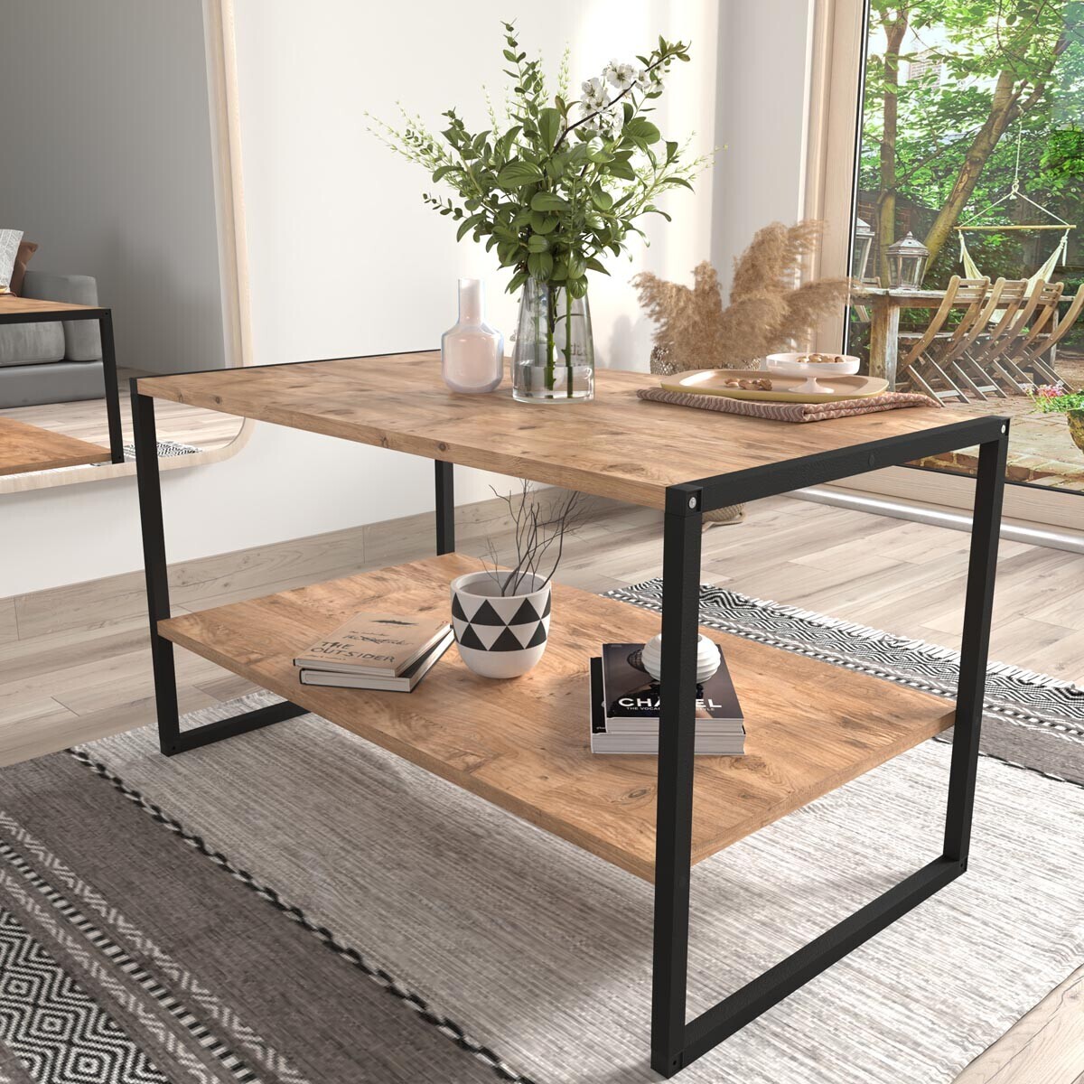 Konferenční stolek Insasi L, dub medový