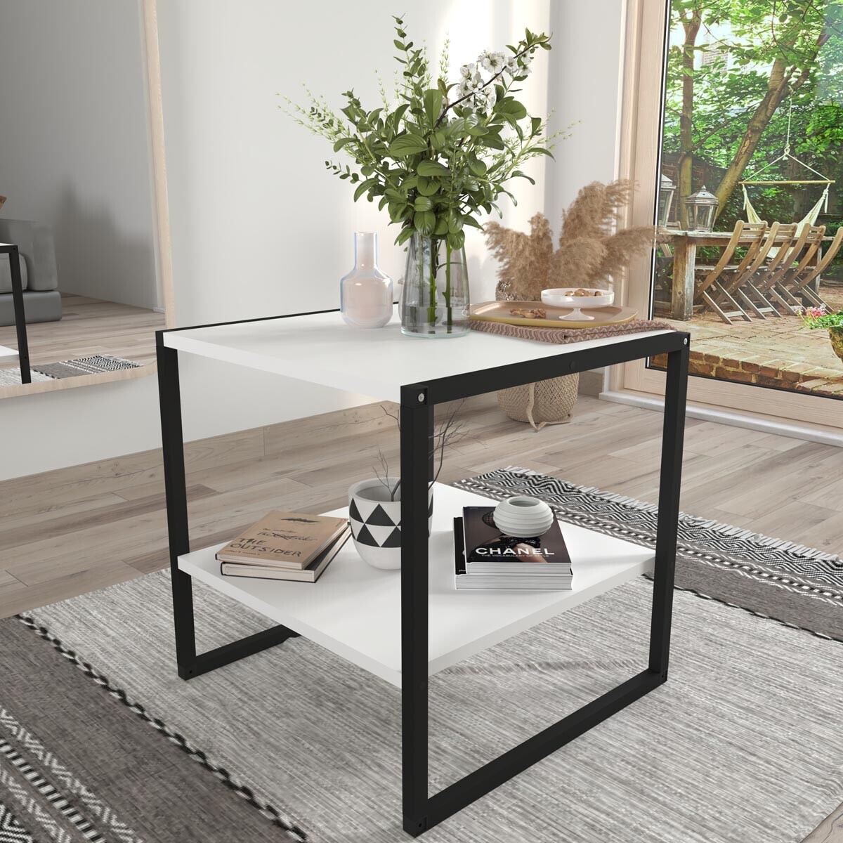 Konferenční stolek Insasi M, bílý