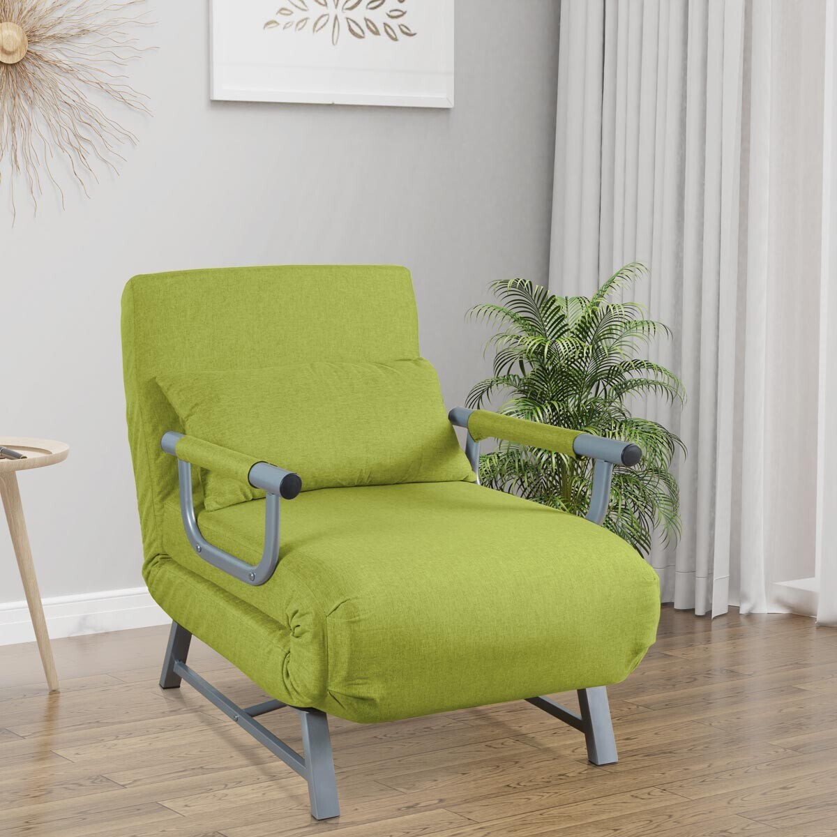 Spací křeslo Kolino, zelené