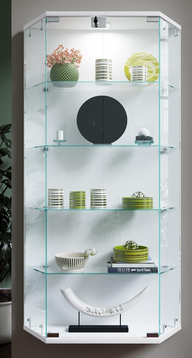 Nástěnná skříňka Benila L, bílá