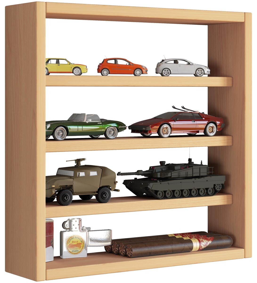 Nástěnná police Osado S, buk