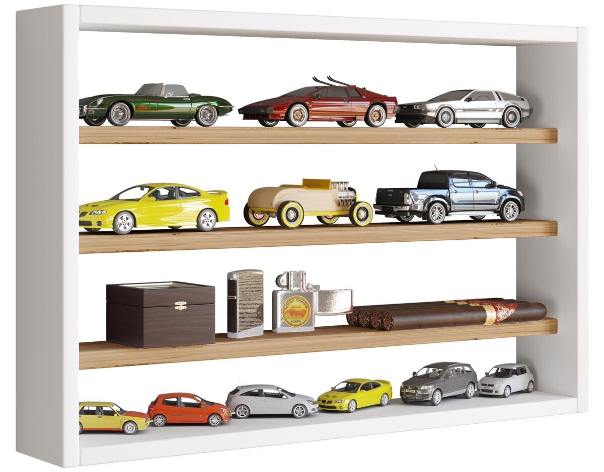 Nástěnná police Osado M, dub medový