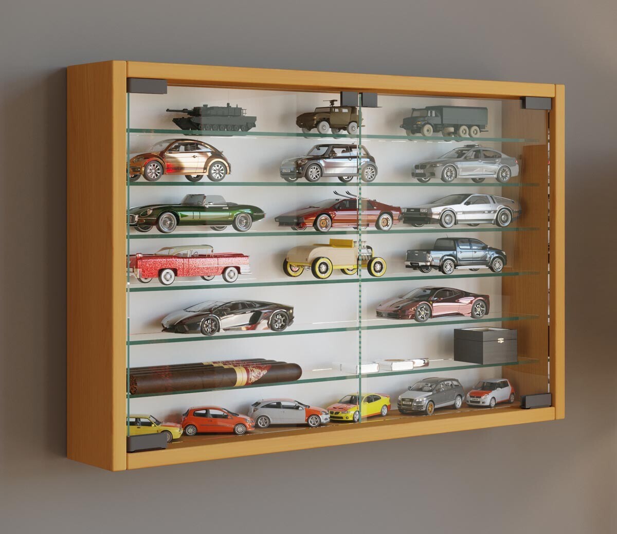 Vitrína Mandosa XL, buk