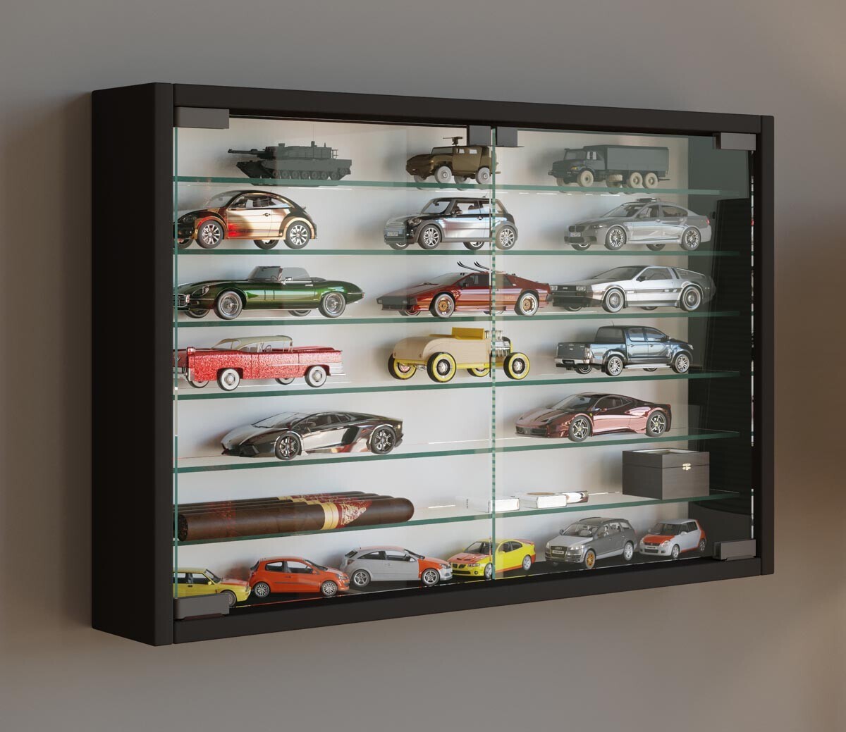 Vitrína Mandosa XL, černá