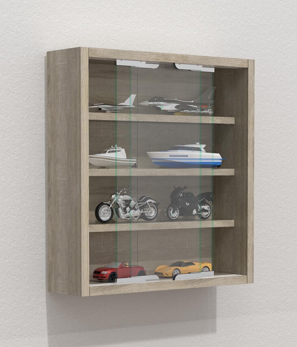 Nástěnná vitrína Agisa S, dub sonoma