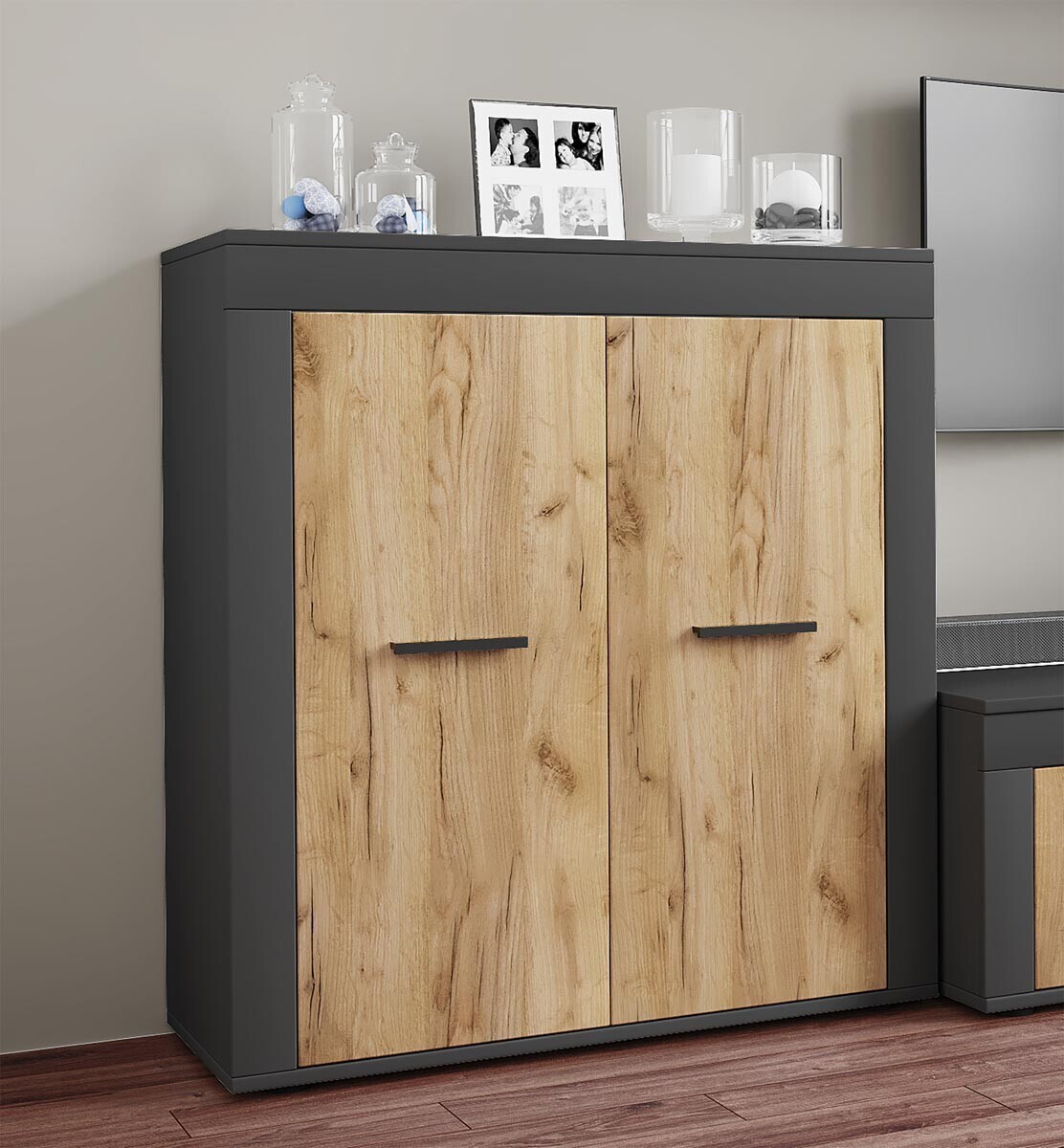 Komoda Usilo, antracitová