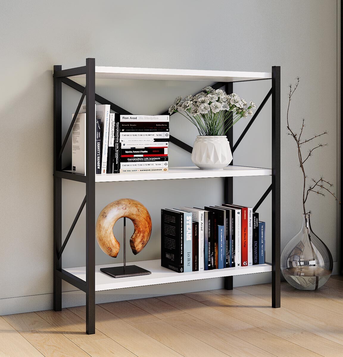 Police Insasi 2-přihrádková, bílá