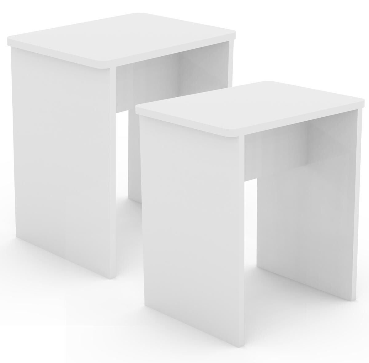 Sada 2 stoliček Esal, bílá