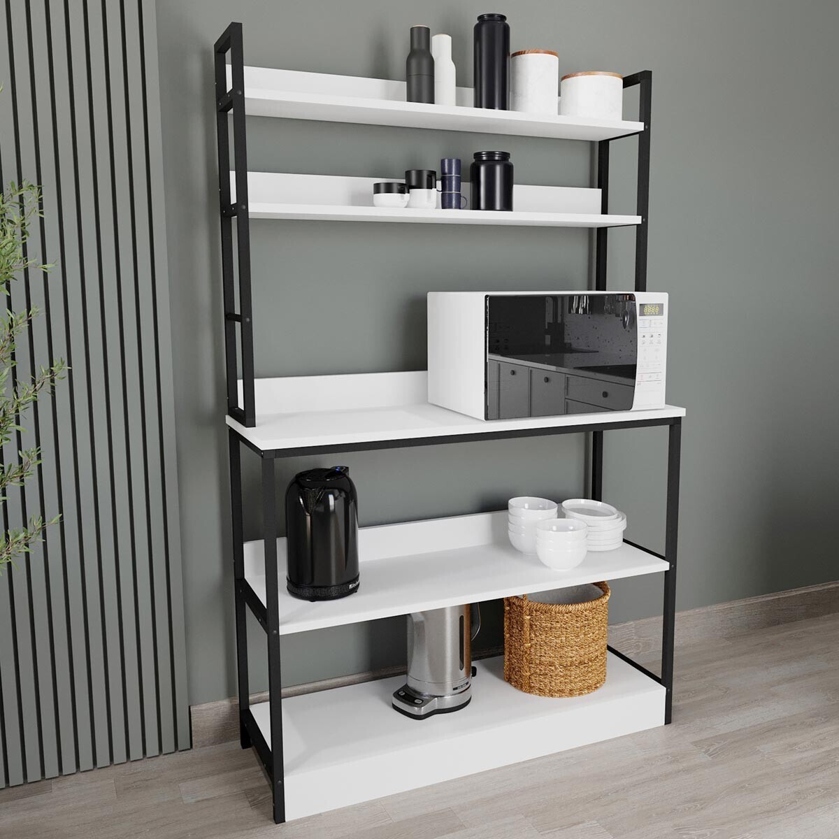 Kuchyňská police Insasi, bílá