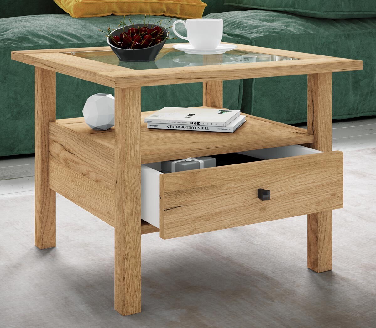 Konferenční stolek Lingis M, dub medový