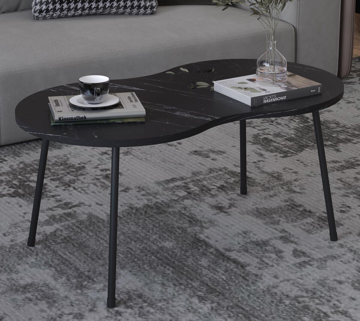 Konferenční stolek Mirola, černý