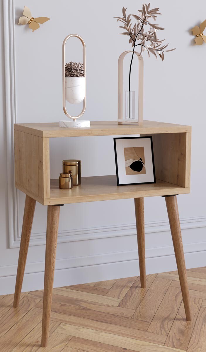 Noční stolek Singol M, dub medový