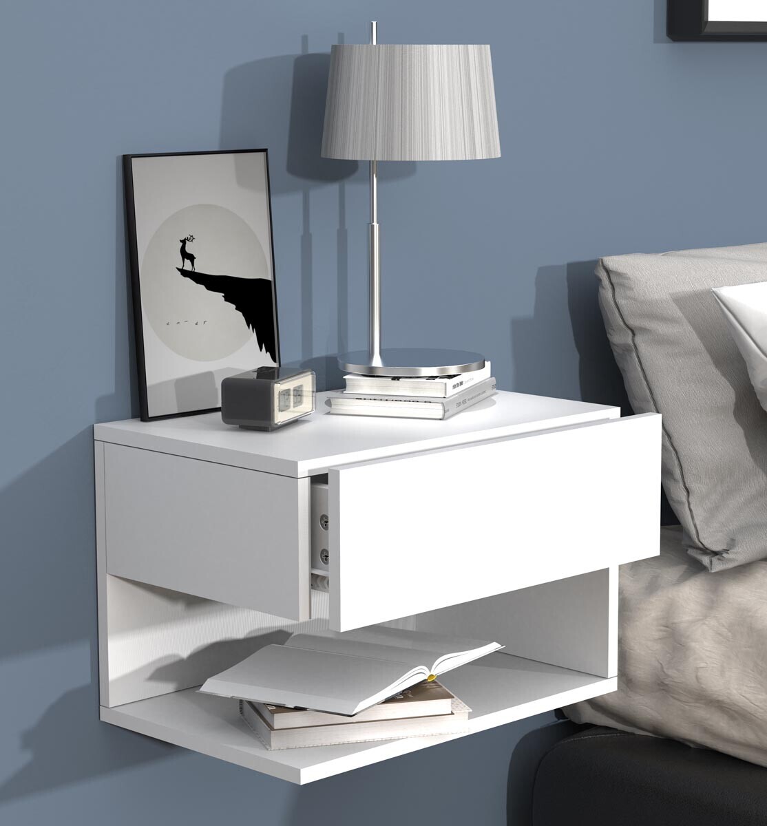 Nástěnná zásuvka Usal XL 45, bílá