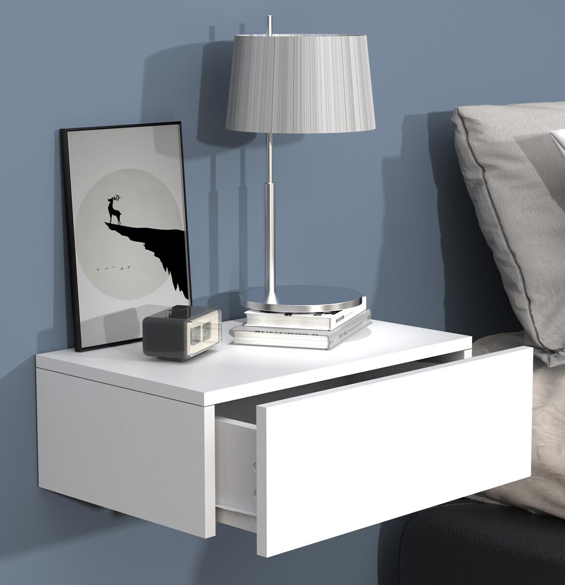 Nástěnná zásuvka Usal M 45, bílá