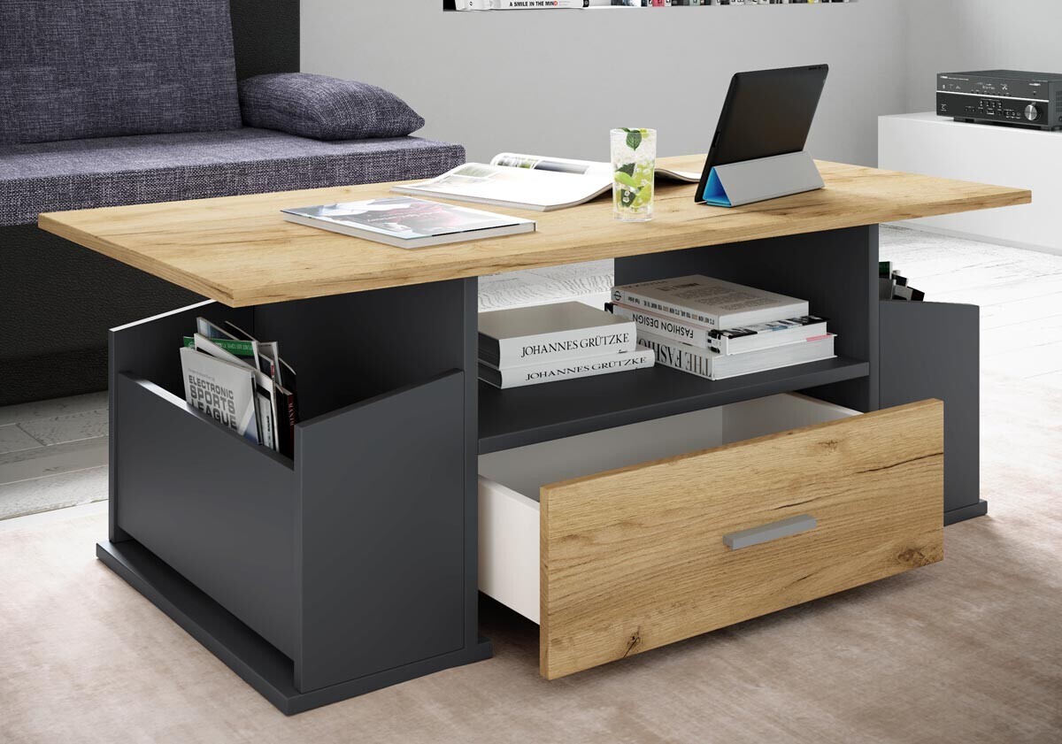 Konferenční stolek Junata, antracit