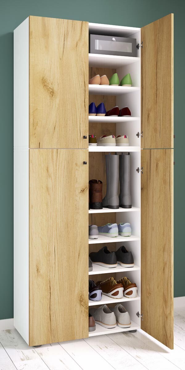 Šatní skříň Lona, bílá