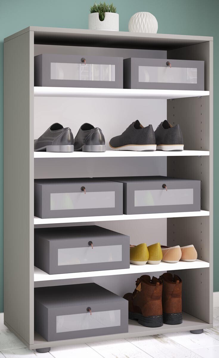 Botník Lona XL 5dílný, šedý