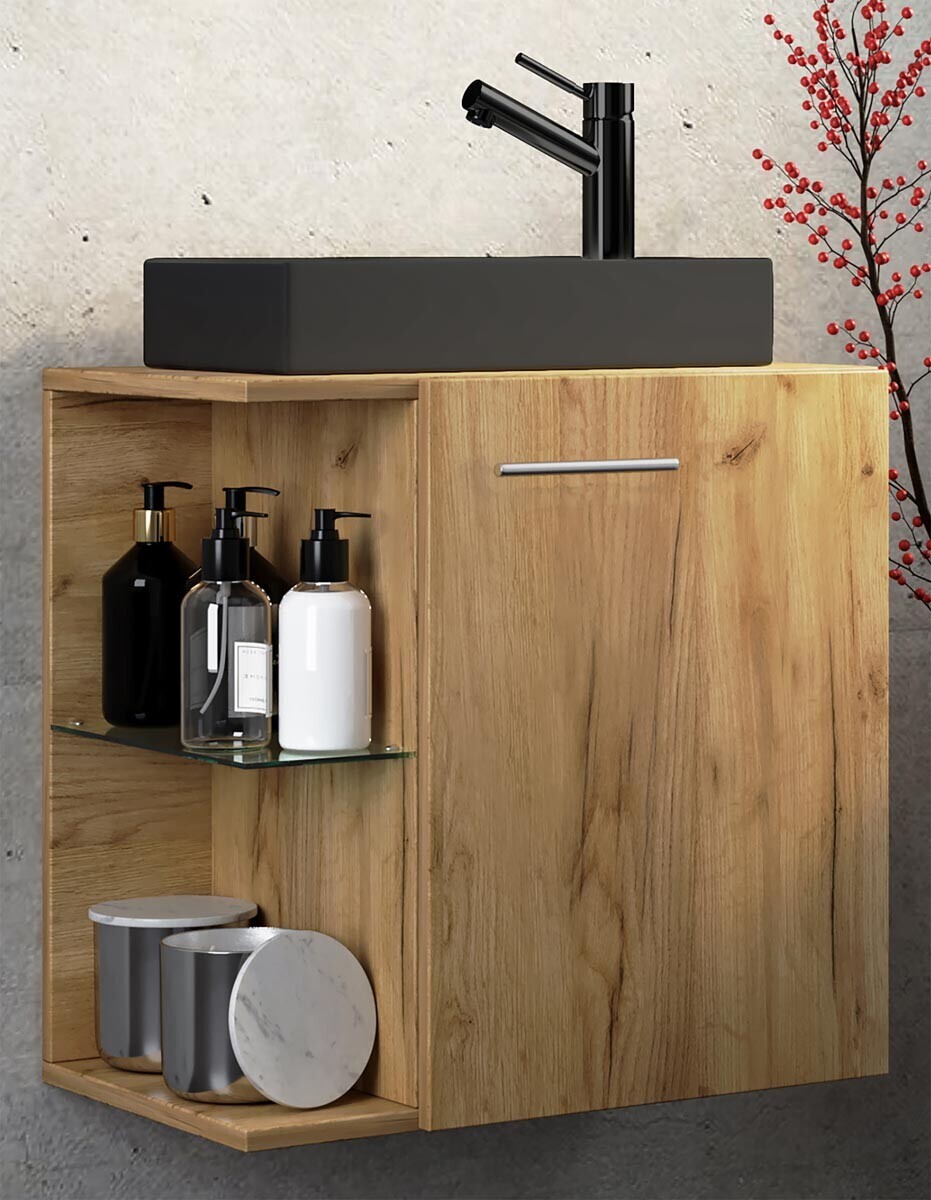 2dílné umyvadlo pro hosty Hausa BL, dub medový