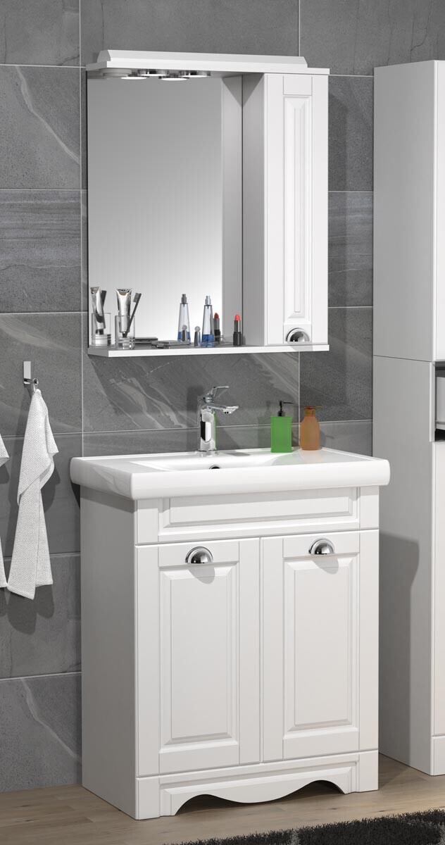 3dílná umyvadlová skříňka Casalo L, bílá