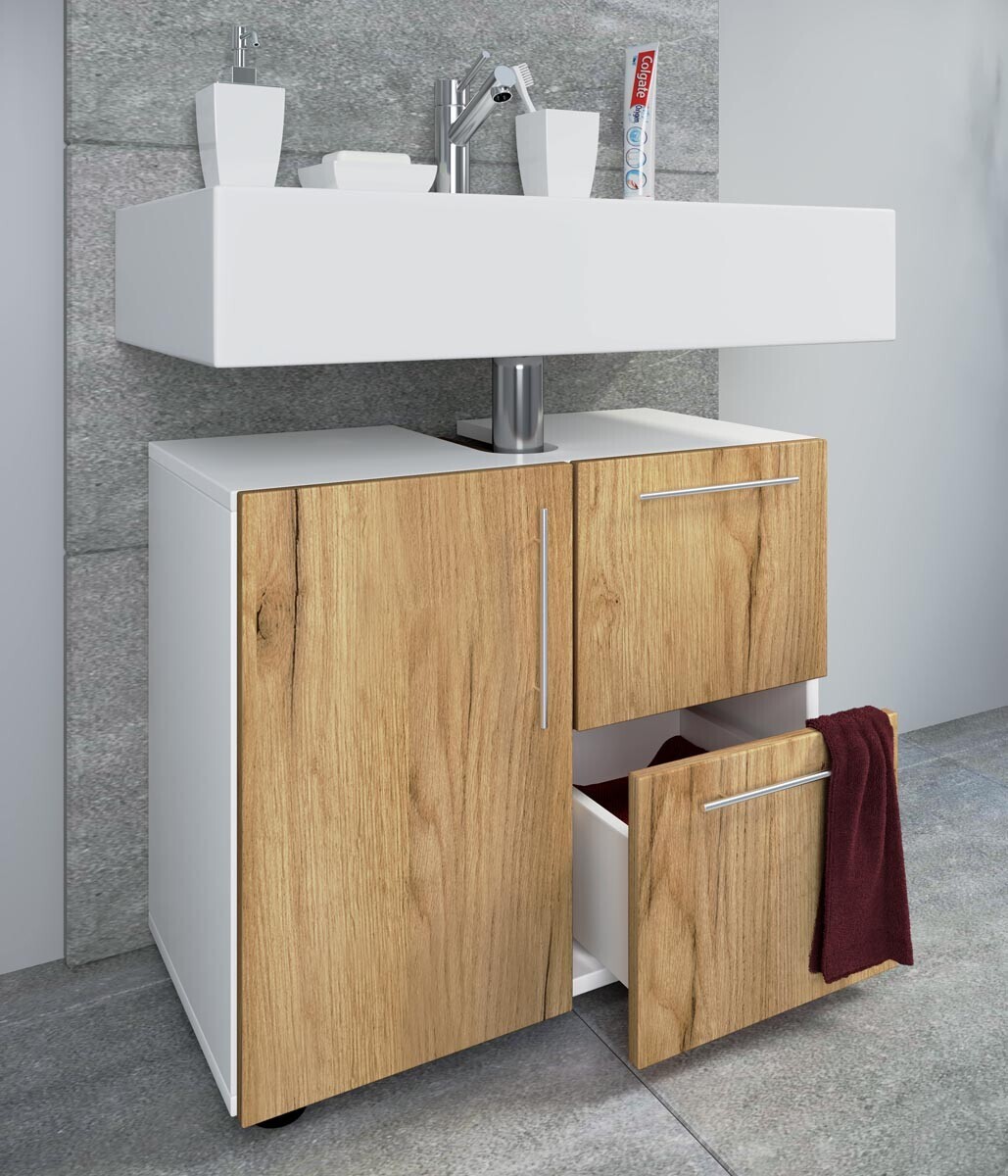 Skříňka pod umyvadlo Flandu, bílá