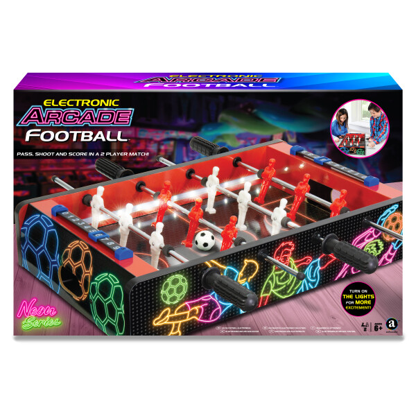 Elektronický arkádový stolní fotbal Neon