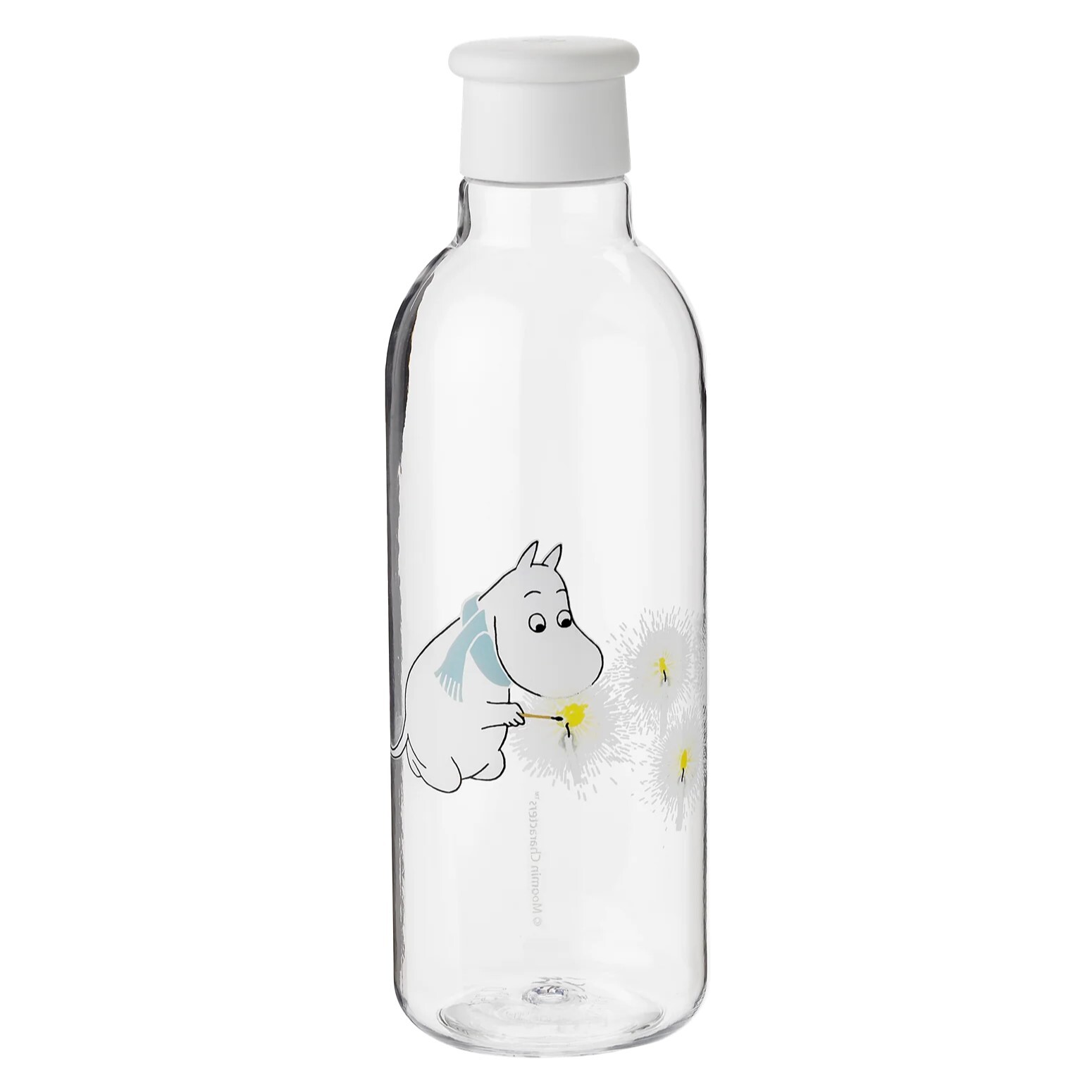 Láhev na vodu MOOMIN 750 ml, bílá, tritan, RIG-TIG