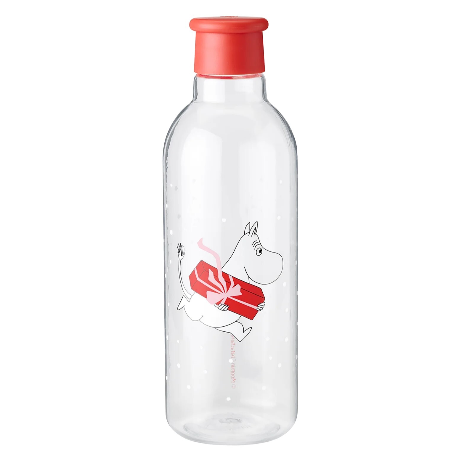 Láhev na vodu MOOMIN 750 ml, červená, tritan, RIG-TIG
