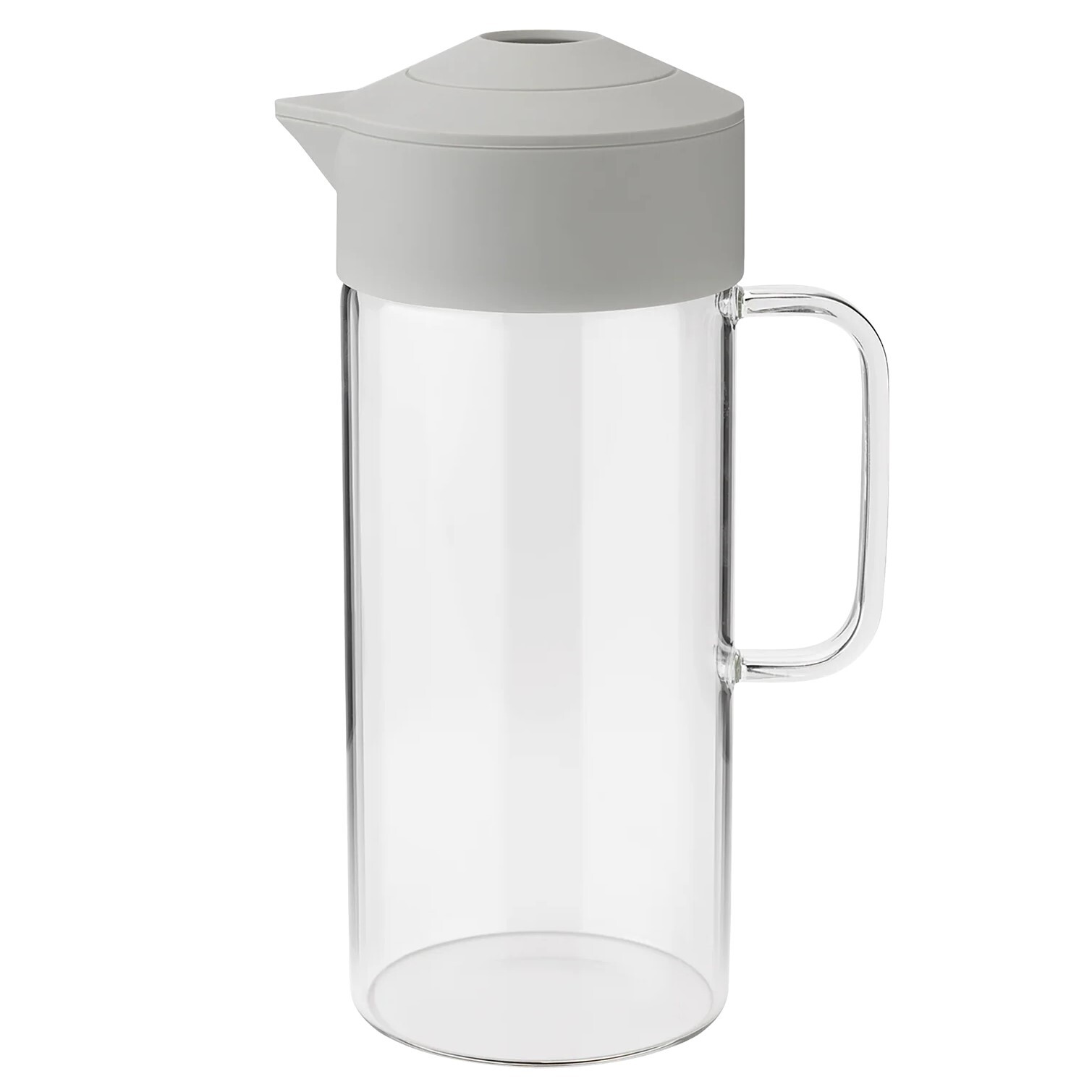 Servírovací džbán PIP 1,4 l, světle šedá, sklo, RIG-TIG