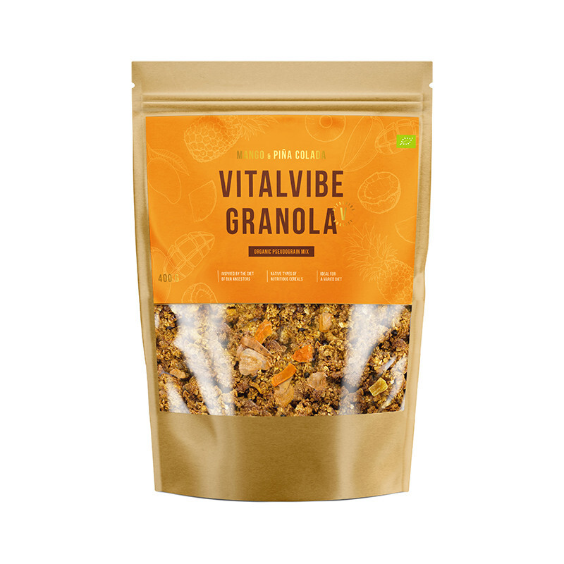 Granola Mango & Piňacolada BIO 250 g Vitalvibe