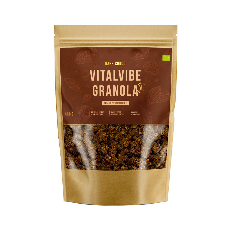 Granola Dark Choco BIO 250 g Vitalvibe