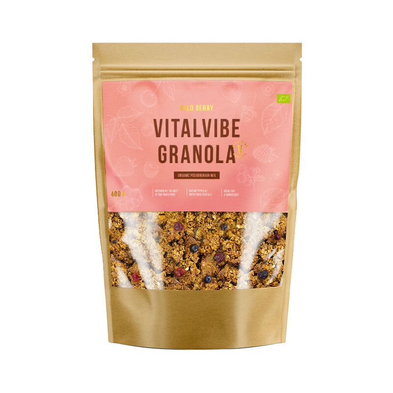 Granola Wild Berry BIO 250 g Vitalvibe