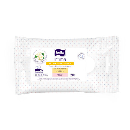 Bella Intima intimní vlhčené ubrousky 20ks