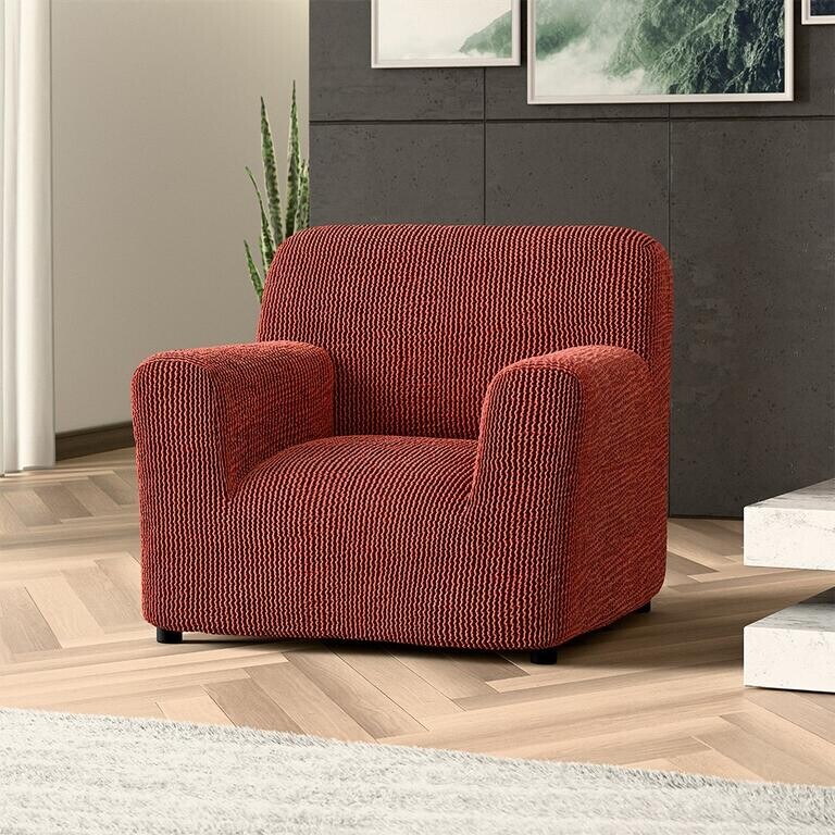 Bielastické potahy COSTINA měděná křeslo (š. 60 - 110 cm)