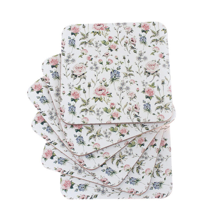 Sada korkových podtácků KVÍTÍ 6 ks