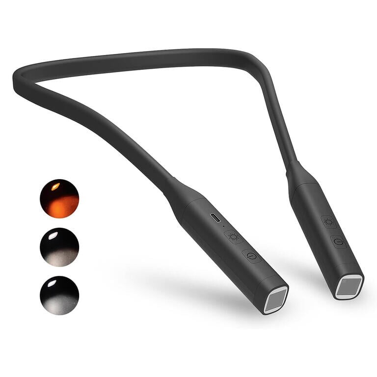 Přisvěcovací LED lampička za krk ohebná