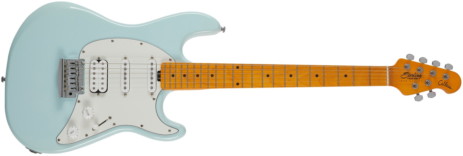 Sterling by Music Man SUB Cutlass CT30HSS Daphne Blue