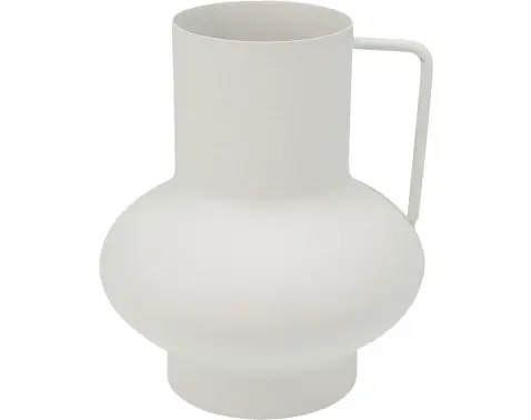 Váza 15 cm, bílý zinek