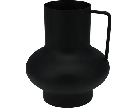 Váza 15 cm, černý zinek