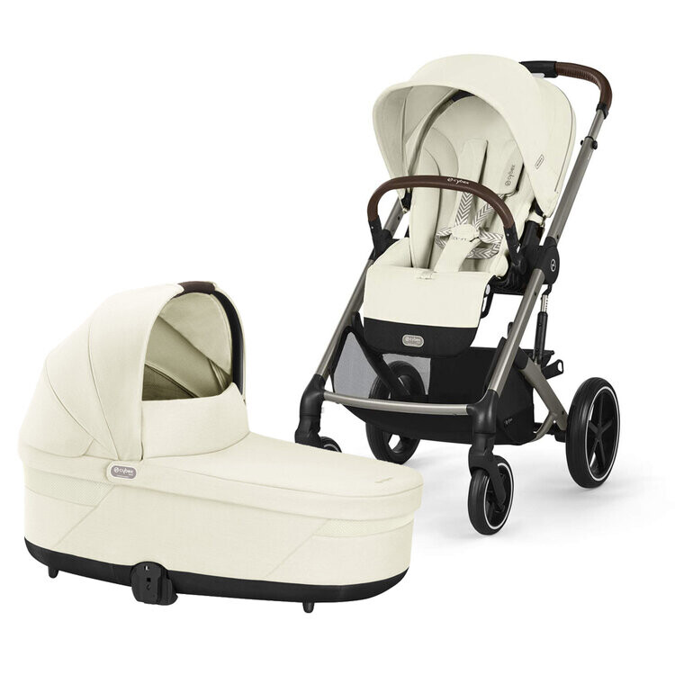 CYBEX Kočárek kombinovaný Balios S Lux Seashell Beige Gold 2024