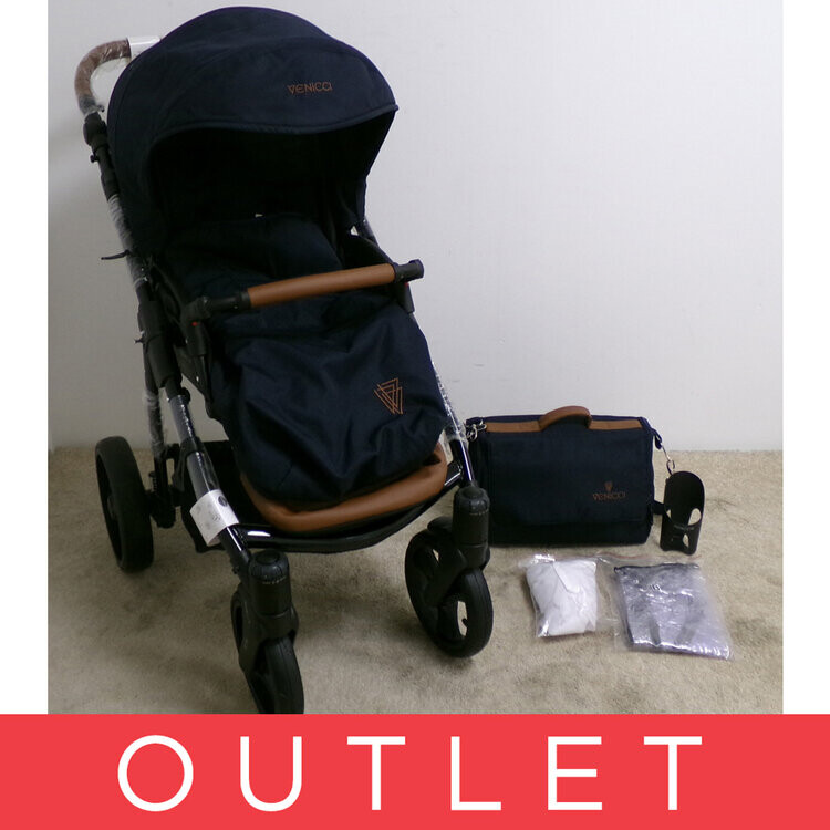 VENICCI Kombinovaný kočárek Gusto - Navy
